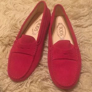 Tod’s Gommini driving shoe in suede